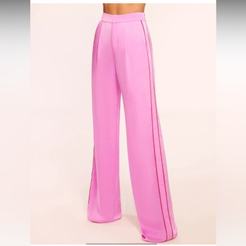 Ramy Brook Pink Wide Leg Pants